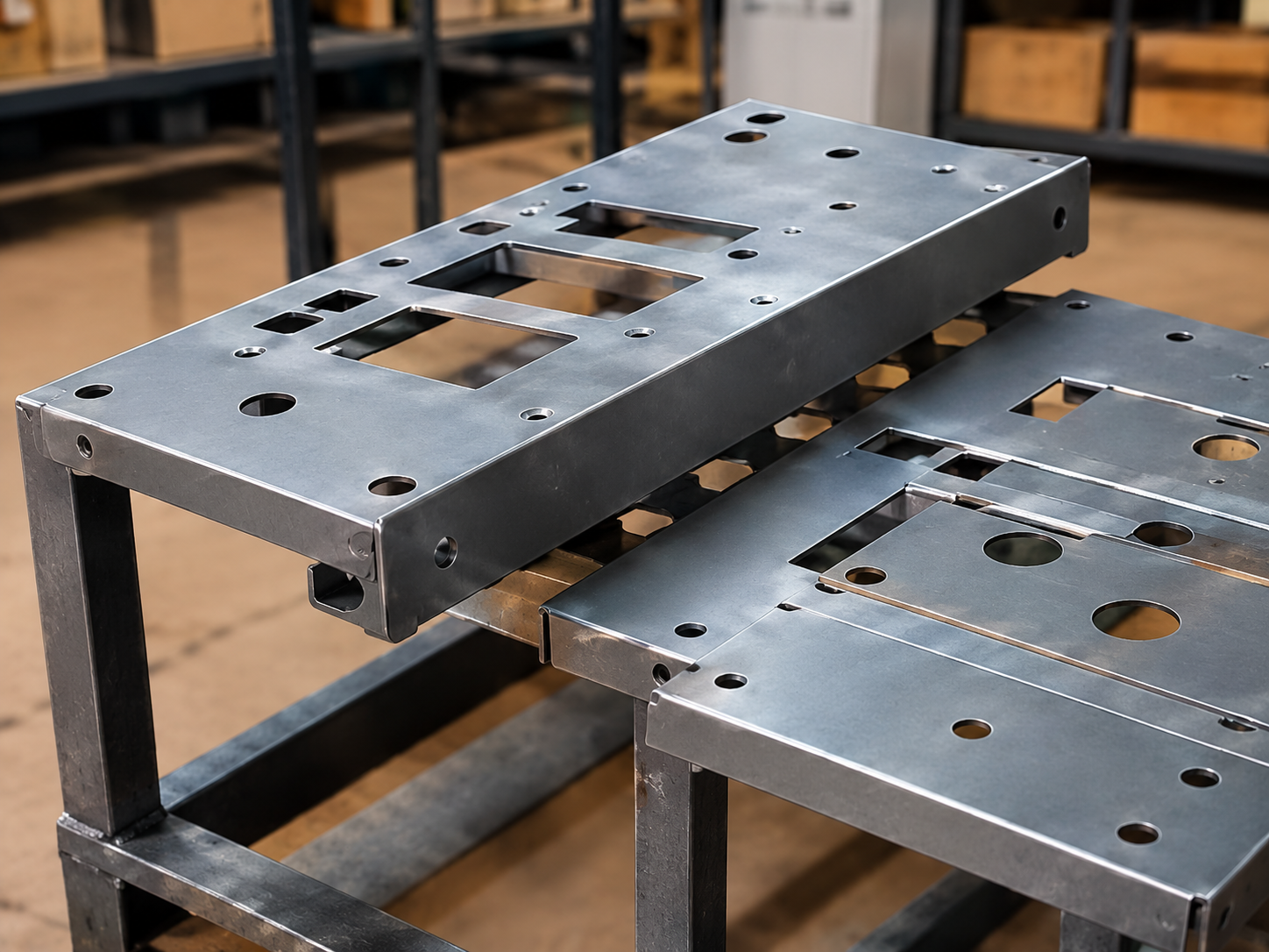 Precision-cut custom sheet-metal parts